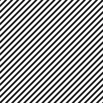 Vector diagonal lines pattern. Seamless striped background. Simple endless black Stock Illustration