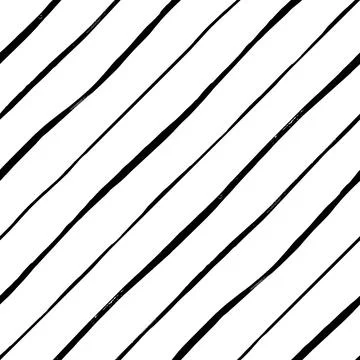 Vector diagonal thin brush stroke seamless pattern Stock Illustration