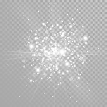 Vector diamond glitter sparkles splatter Stock Illustration