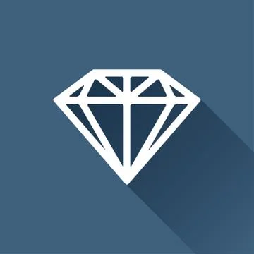 Vector diamond icon Stock Illustration