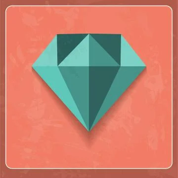 Vector diamond Stock Illustration