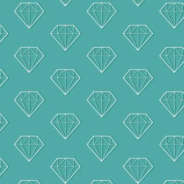 Vector diamonds pattern Stock Illustration