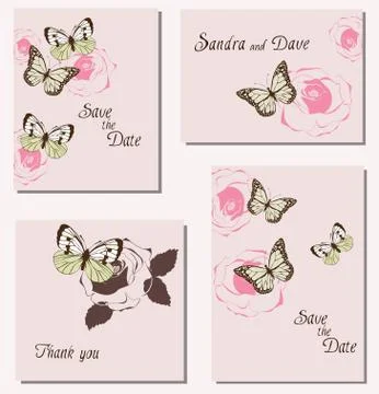 Vector different cards Stock Illustration