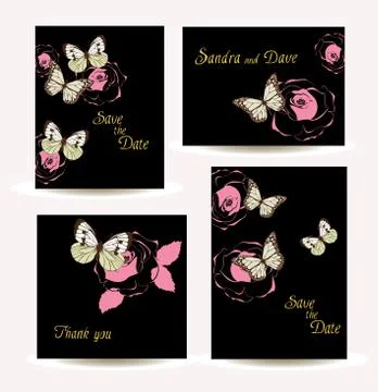 Vector different cards Stock Illustration