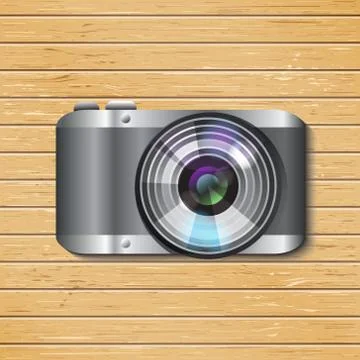 Vector digital camera Stock Illustration