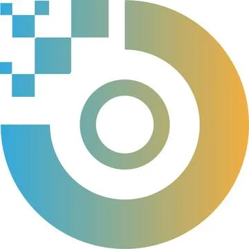 Vector digital consultant initial letter o logo design Stock Illustration