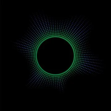 Vector Digital EQ Music Equalizer. Sound Wave Design Element. Speaking Sound 스톡 일러스트