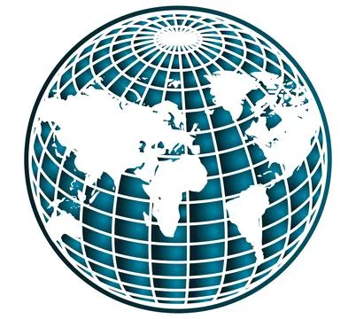 Vector Digital Future Map. Techno World Map. World map. The future Planet map Illustrazione stock