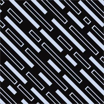 Vector digital geometric striped pattern. Abstract futuristic background with Illustrazione stock