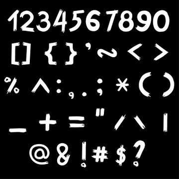 Vector of digital number イラスト素材