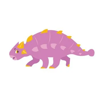 Vector dinosaur for wallpaper, textile, bed linen, fabric, clothing Stock Illustration