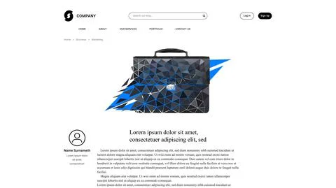 Vector diplomat in low poly style . Editable illustration Stock Illustration