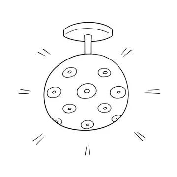 Vector of disco light Stock Illustration