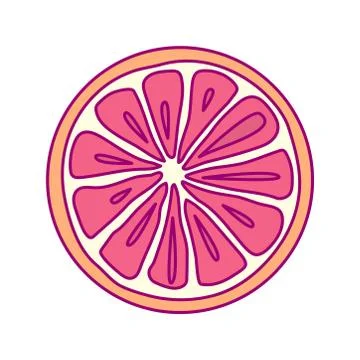 Vector disposable template round fruit Stock Illustration