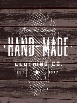 Vector distressed wood sign template Иллюстрация