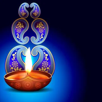 Vector diwali background Stock Illustration