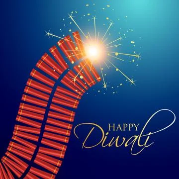 Vector diwali crackers Stock Illustration