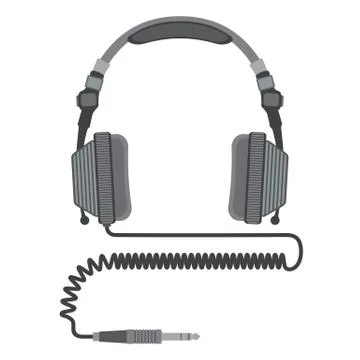 Vector dj headphines Stock Illustration