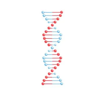 Vector DNA molecule helix spiral genetic code 스톡 일러스트