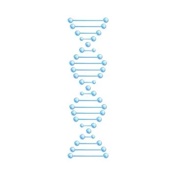 Vector DNA molecule helix spiral genetic code イラスト素材