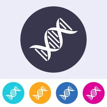 Vector dna molecule icon Stock-Illustration