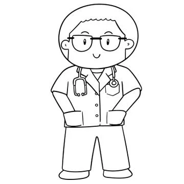 Vector of doctor Stock Illustration
