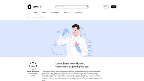 Vector doctor in shado of sharp lines style . Editable illustration Stock Illustration