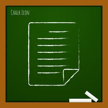 Vector document icon. Eps10 Stock Illustration