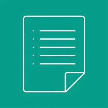 Vector document icon. Eps10 Stock Illustration