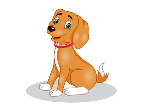 Vector Dog Illustrazione stock