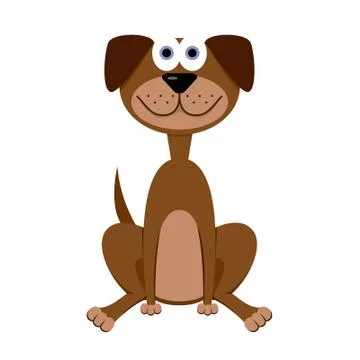 Vector dog for your ideas Illustrazione stock