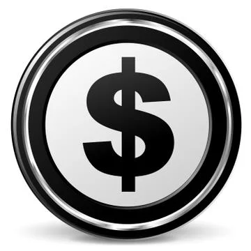 Vector dollar icon Stock Illustration