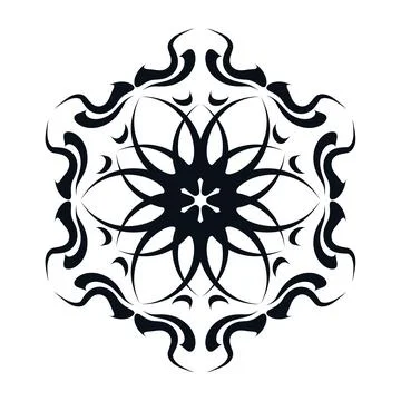 Vector doodle mandala. Rouns pattern with ornament. 스톡 일러스트