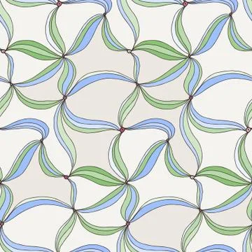 Vector doodle seamless pattern with ink brush or pen strokes Illustrazione stock