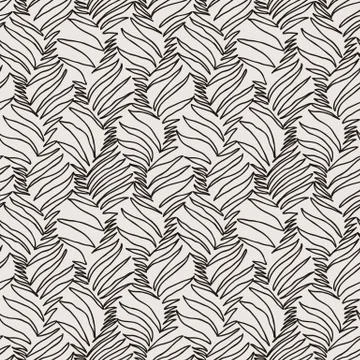 Vector doodle seamless pattern with ink brush or pen strokes Illustrazione stock
