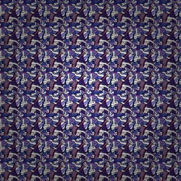 Vector. Doodles white, black and violet on colors. Seamless pattern Print. Desig Illustrazione stock