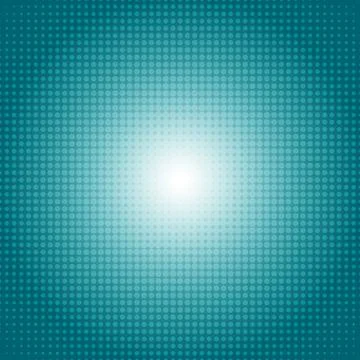 Vector dot gradient green halftone pattern abstract background concept Stock Illustration