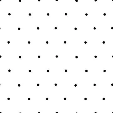 Vector dot pattern. Seamless background from brush strokes. Dotted ornament Illustrazione stock