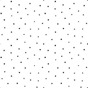 Vector dot pattern. Seamless background from brush strokes. Dotted ornament Stockillustratie