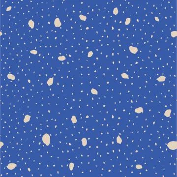 Vector Dotted Abstract illustration, seamless pattern, blue pastel Stock Illustration