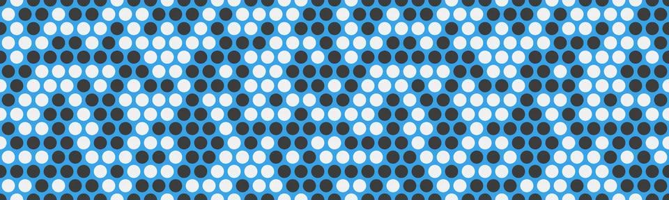 Vector dotted pattern with colorful geometric circles. Perfect for textile,.. Stock Illustration