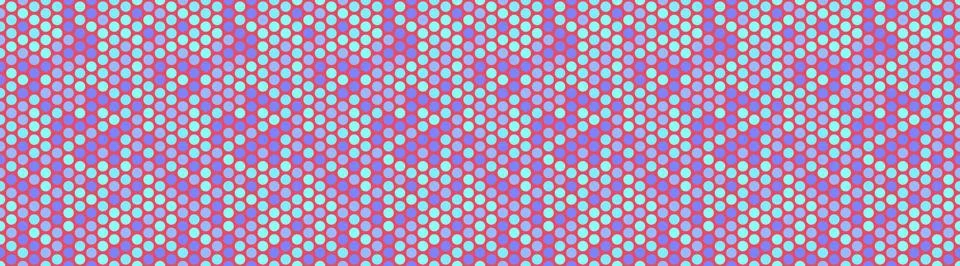 Vector dotted pattern with colorful geometric circles. Perfect for textile,.. Illustrazione stock