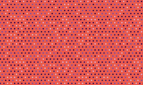 Vector dotted pattern with colorful geometric circles. Perfect for textile,.. Illustrazione stock