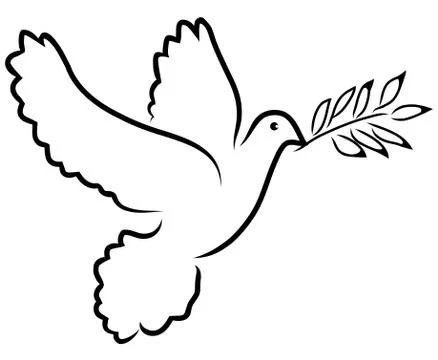 Vector dove olive Stock Illustration