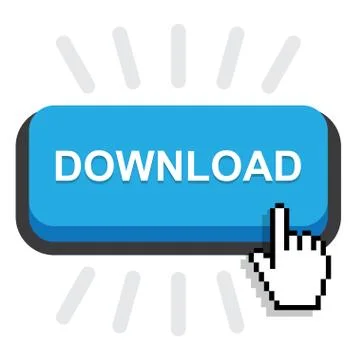 Vector download button Stock Illustration