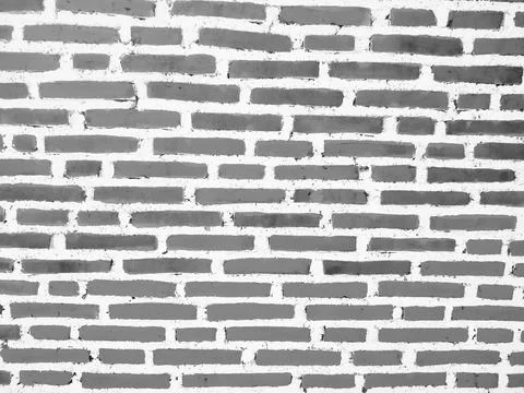 Vector drawing of a brick wall Stock Photos