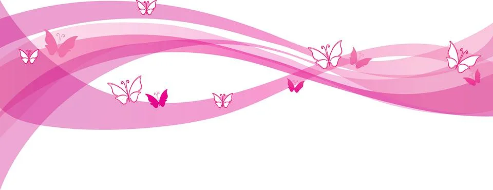 Vector drawing butterfly line wind background design Stock Illustration