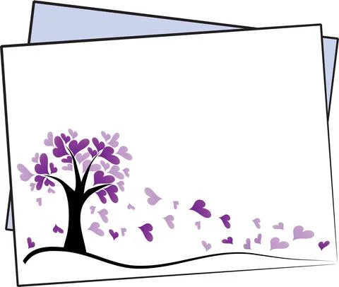 Vector drawing card border frame background Stock Illustration