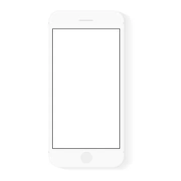 Vector drawing modern smart phone design Stock Illustration