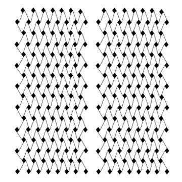 Vector drawing. Modern stylish texture. Repeating geometric tiles with a dott 库存插图